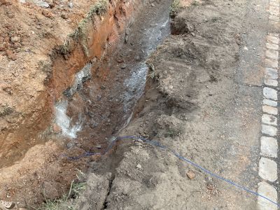 Trench for Waterline