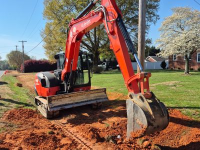 An image of a backhoe