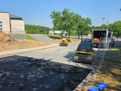 Asphalt repaving 